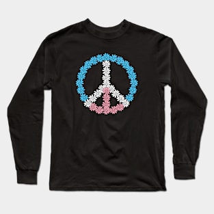 Trans Flowery Peace Long Sleeve T-Shirt